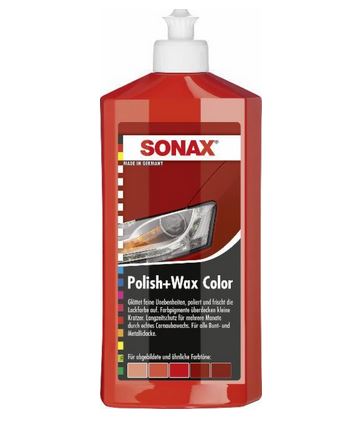 Sonax Polish & Wax Color NanoPro rot 500 ml