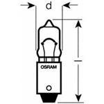OSRAM Original Glühlampe Innenraumleuchte 12 V 5 W BA9s