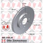 Zimmermann Bremsscheiben 2 Stück