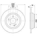 TEXTAR Bremsscheiben 2 Stück hinten