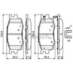 BOSCH Bremsbeläge Bremsbelagsatz